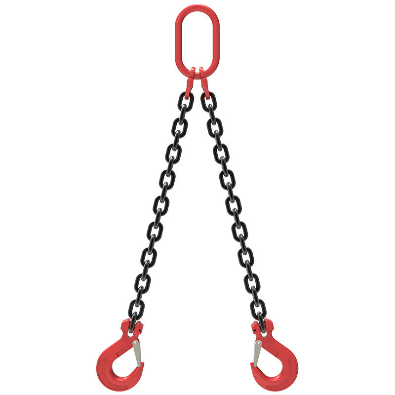 1m Heavy Duty Lifting Chain Sling Lifts 1 Ton With 2 Legs