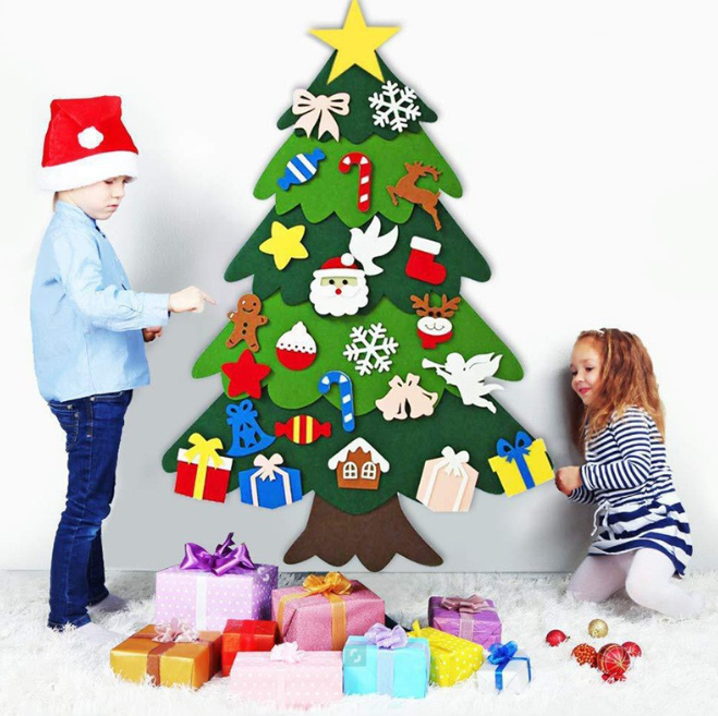 DIY Felt Christmas Tree Set–