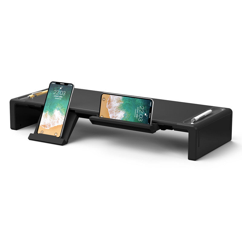 Computer Monitor Stand with Storage Drawer Phone Stand