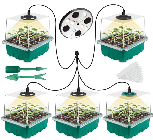 Heightened Seedling Tray Kit with Light
