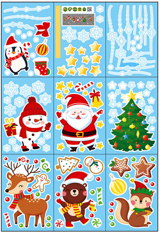 Christmas window stickers C