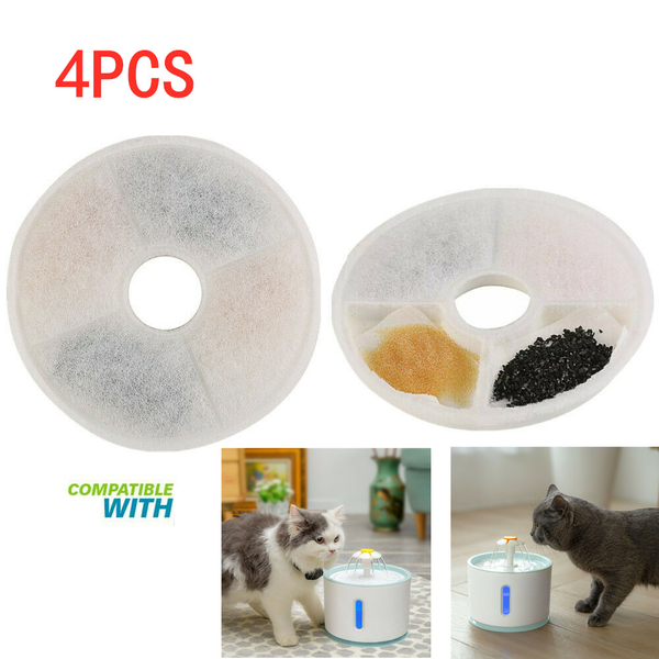 4pcs Filters for Fountain Drinking Dispenser