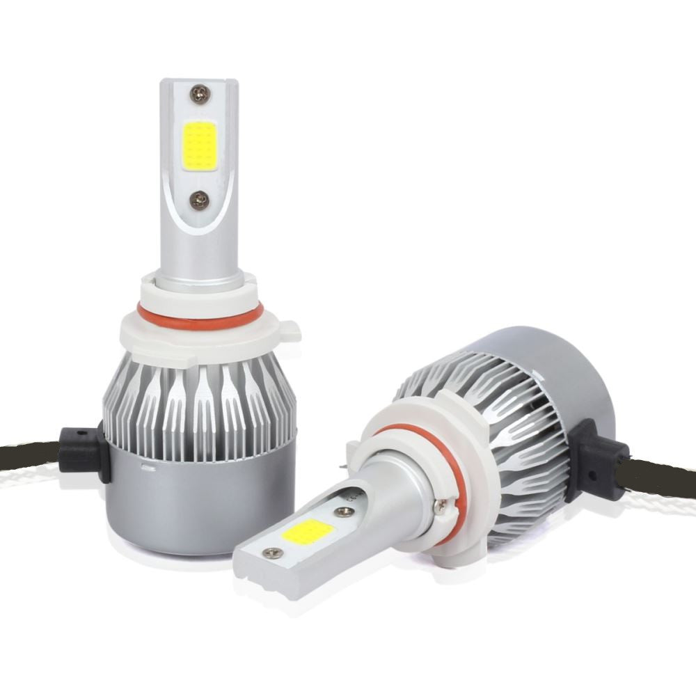 9006 Car Headlight LED Bulb 1 Pair 8000LM 35W Waterproof