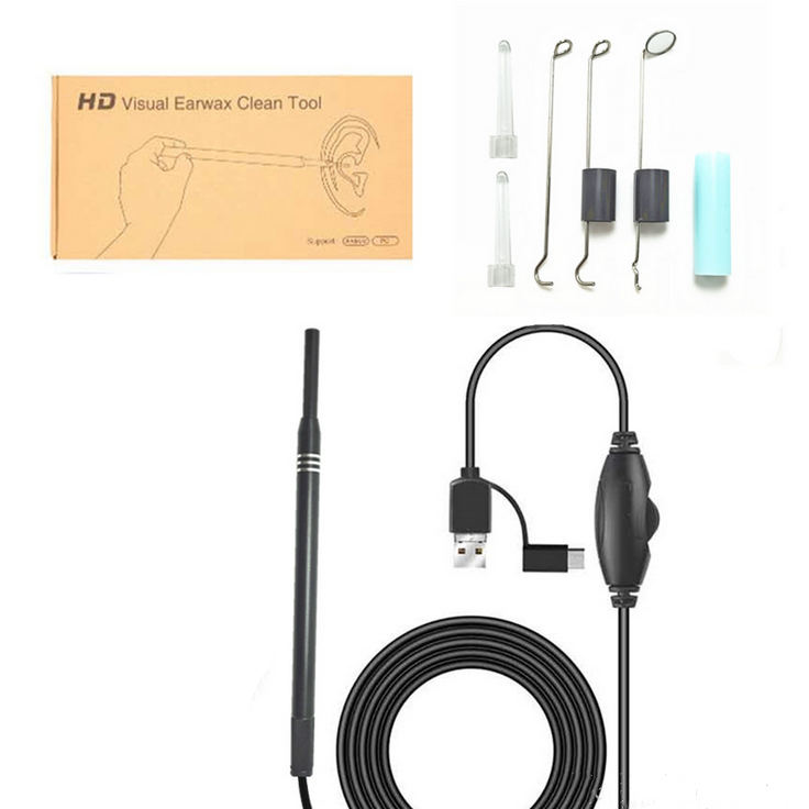 LED Ear Wax Cleaner Remover Endoscope