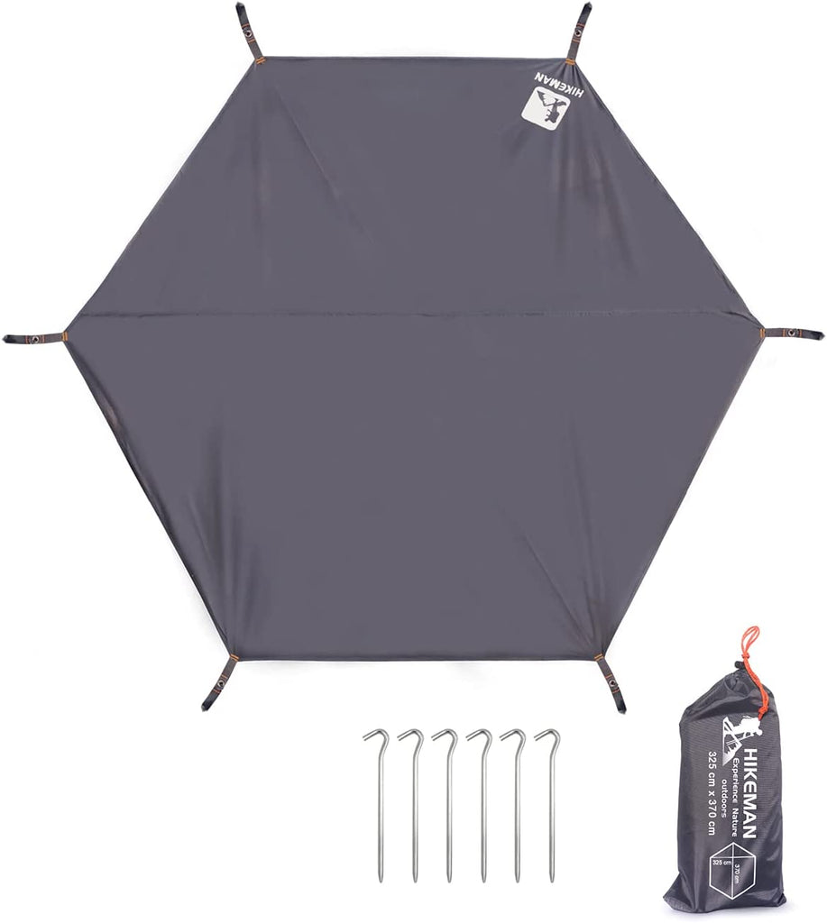 325x370cm Camping Tarp Tent Waterproof Mat Outdoor Groundsheet