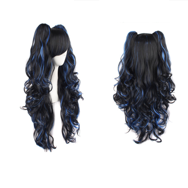 Lolita Long Curly Ponytail Wigs Cosplay Wig