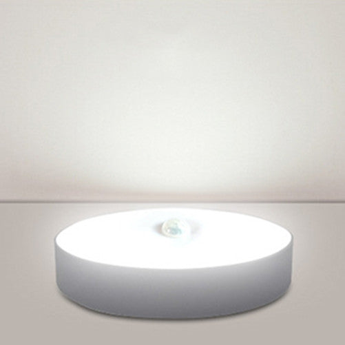 Cool White Motion Sensor LED Night Light Body Induction Lamp USB Rechargeable
