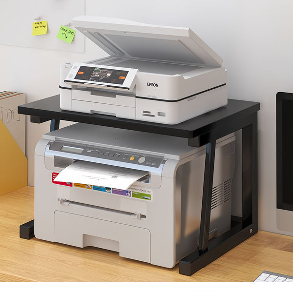 Desktop Printer Organizer Black-Small