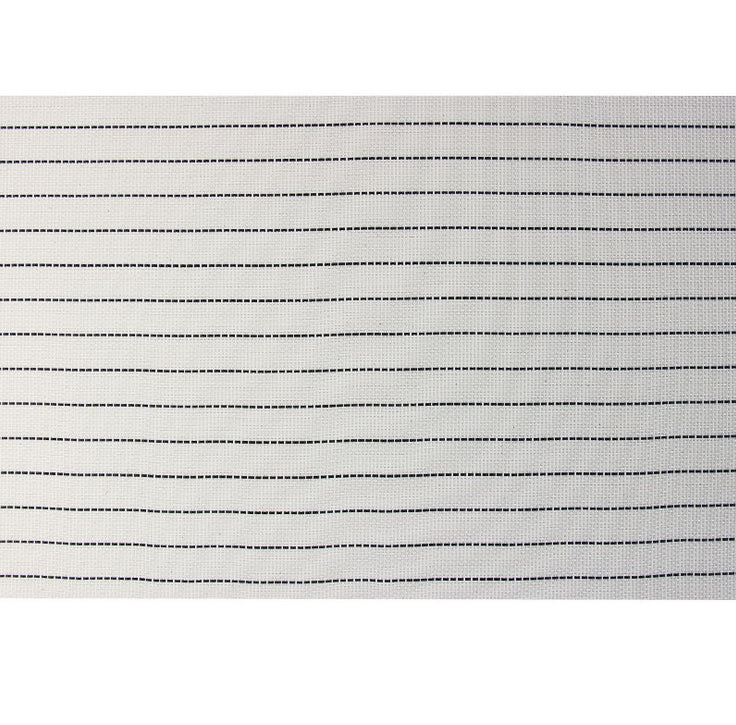 Pack of 4 Stripe Placemats Tableware Pad Dining - White