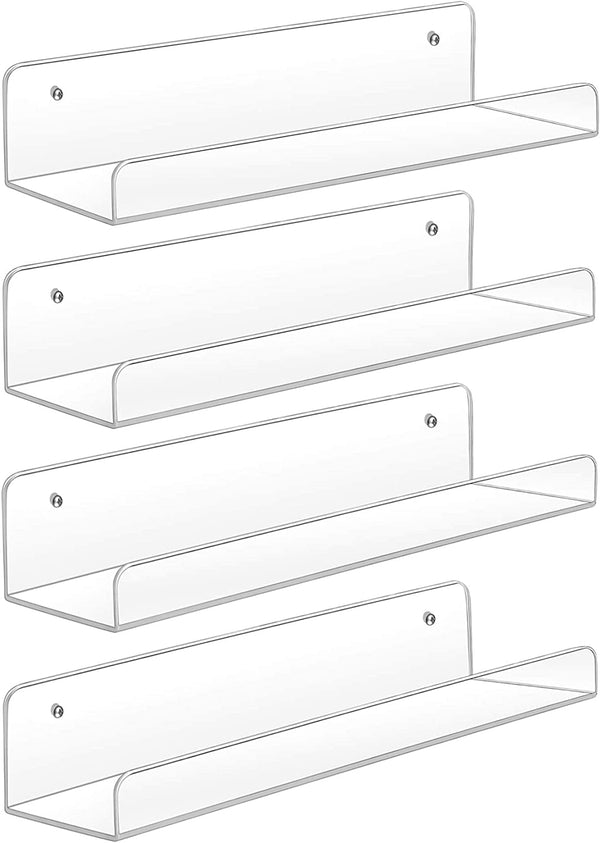 4 Pack Floating Wall Mounted Shelves