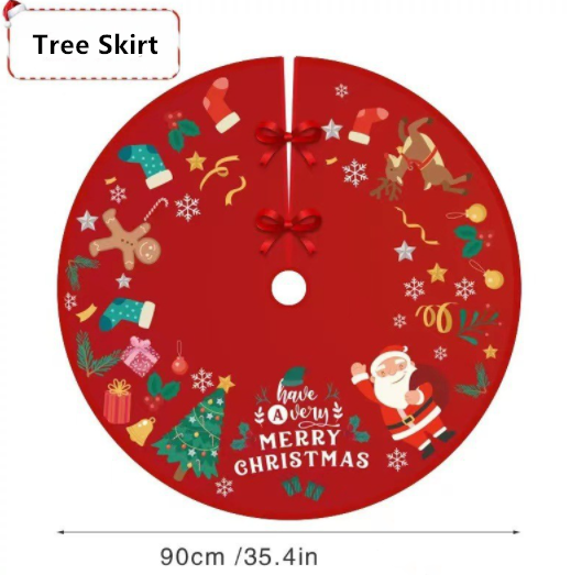 Christmas Tree Skirt 90x90cm