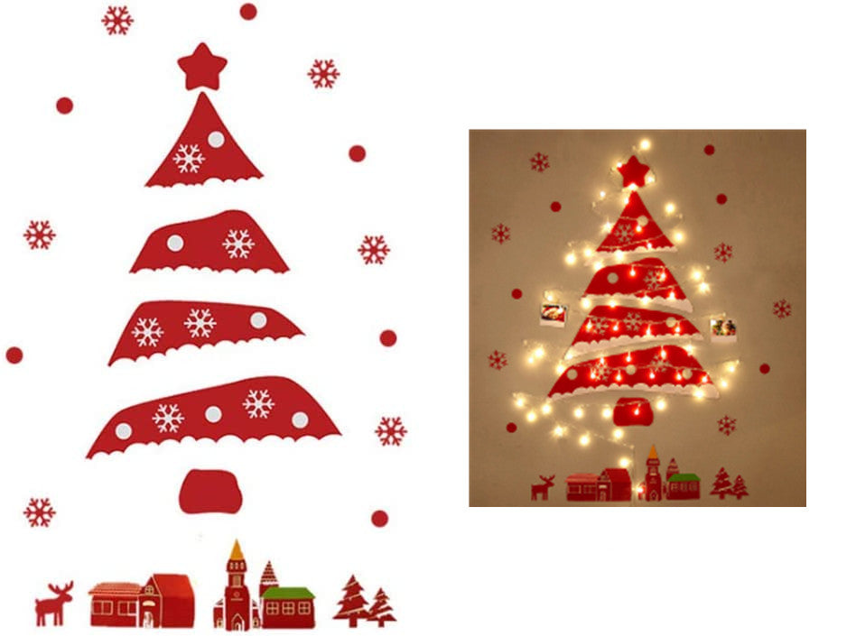 DIY Felt Christmas Tree with Light salelink.co.nz