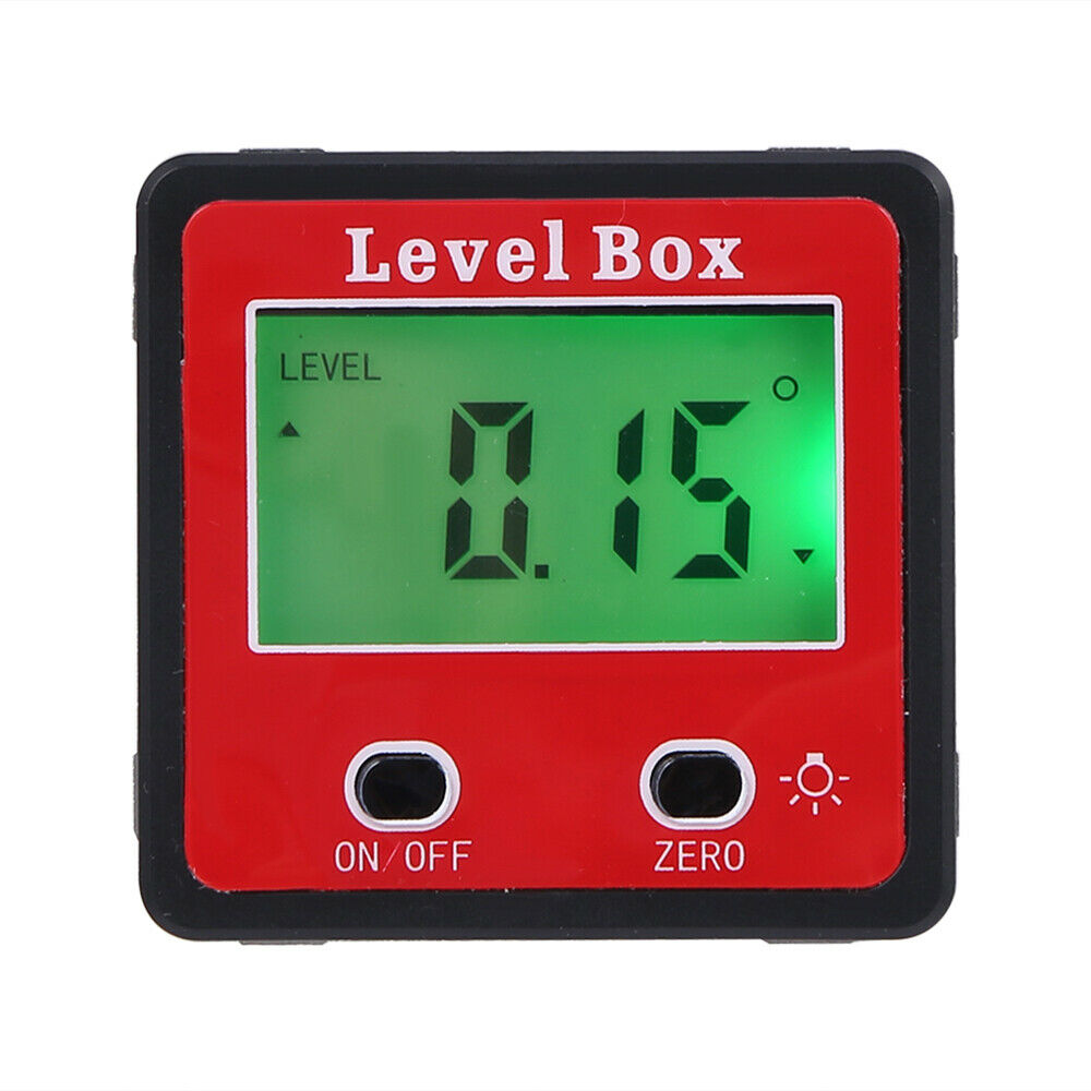 Magnetic Digital Protractor Angle Finder Gauge Inclinometer Electronic Box
