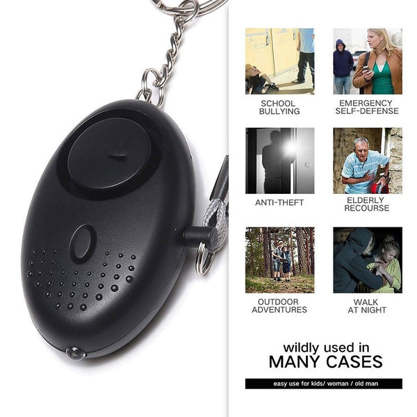 140dB Personal Alarm Keychain