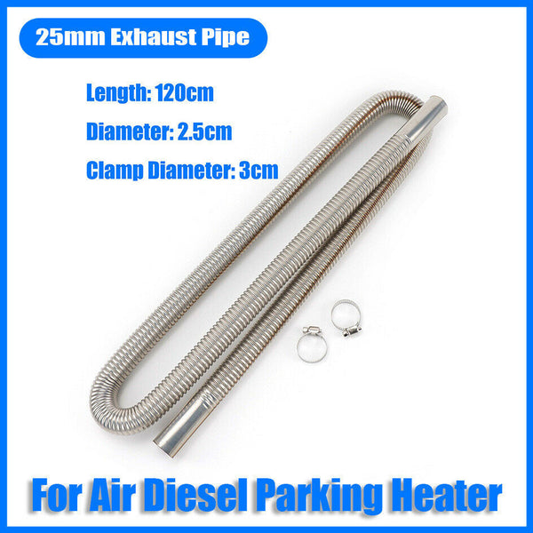 120cm Air Diesel Parking Heater Stainless Steel Exhaust Pipe Tube Gas