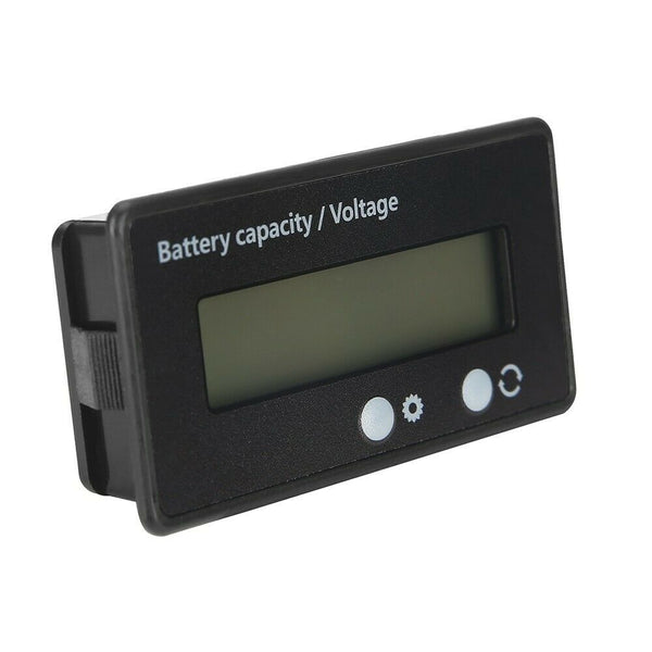 12V 24V 36V 48V Battery Status LCD Voltmeter Cars Voltage Monitor Meter Caravan