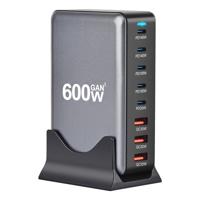 600W Fast Charging Station HUB Wall Charger