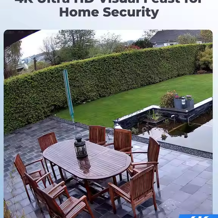 4CH POE Home Night Vision Security Camera System