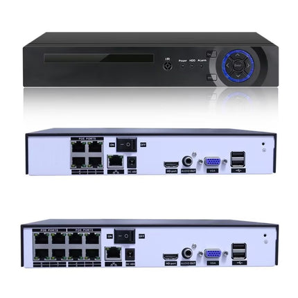 4CH POE Home Night Vision Security Camera System