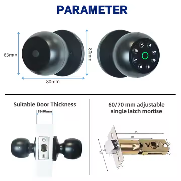 Smart Door Lock Ball Lock