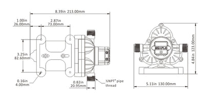 12V Seaflo Diaphragm Water Pump - salelink.co.nz