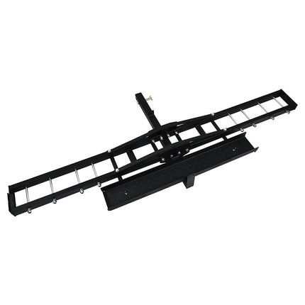227kg Motorcycle Scooter Dirt Bike Carrier Hauler Hitch Mount Rack Ramp Anti Tilt - salelink.co.nz