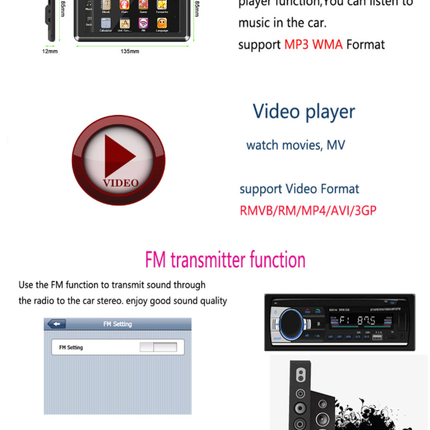 5" 8G+256M Multi-functional Touch Screen GPS Navigation for AU&NZ