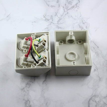 Weatherproof Double GPO Power Point Outlet 10Amp IP53 - salelink.co.nz