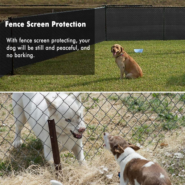 100GSM Privacy Fence Screen Black 1.2Mx10M