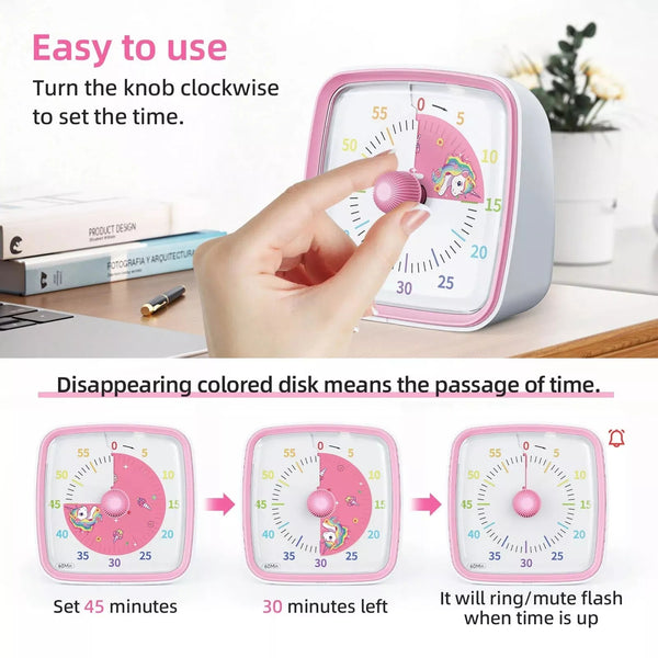 60 Minutes Visual Analog Countdown Timer