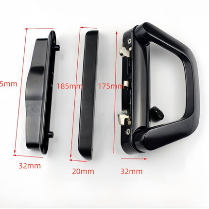 Patio Sliding Door Handle Set with Lock