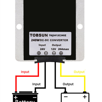 DC/DC Converter Regulator 24V Step Down To 12V 20A 240W