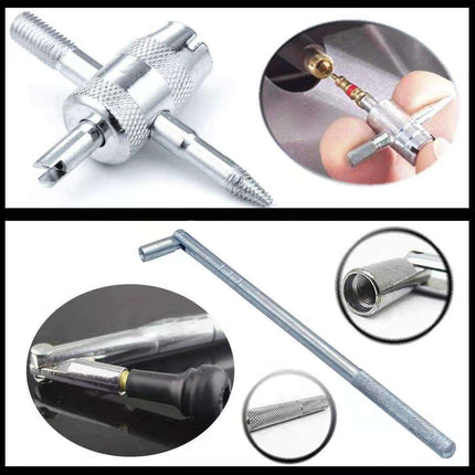 15PCS Tire Valve Stem Removal Tool Repair Kit
