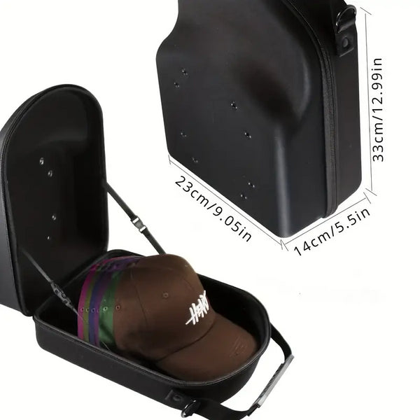 Baseball Hat Box Travel Caps Storage Organizer Case