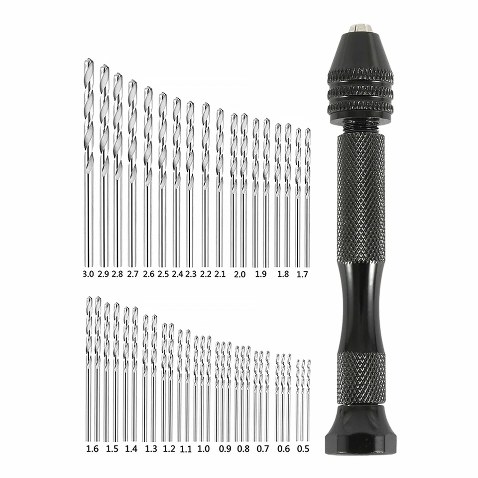 49Pcs Mini hand drill Vise Hand Bits