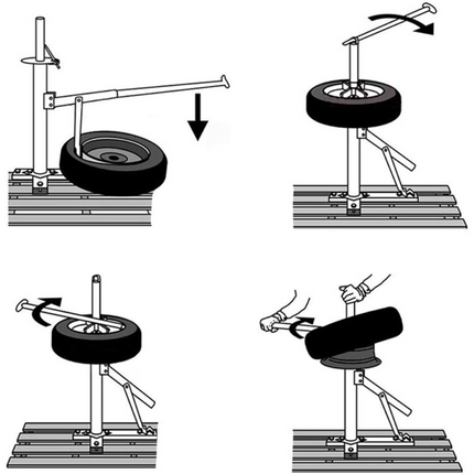 Manual Tyre Changer Machine