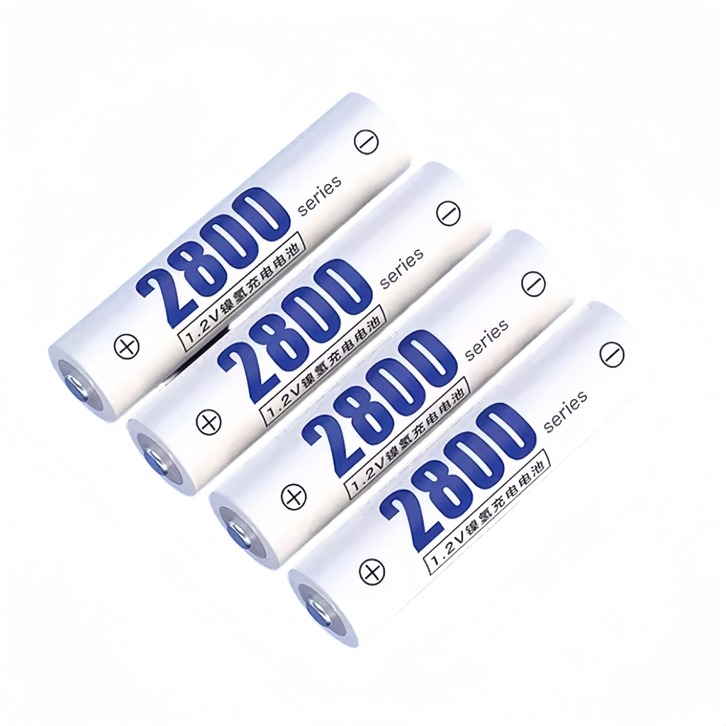 4Pcs AAA Rechargeable Batteries 2800mAh