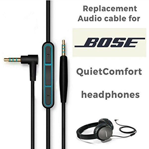 Cable Remote Mic For Bose QuietComfort 25 35 QC25 QC35