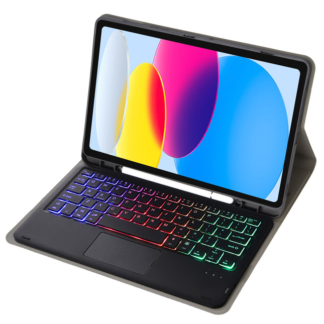 iPad 10.9" Case (10th Gen 2022), iPad 11 (A16 2025) Touchpad Keyboard Case