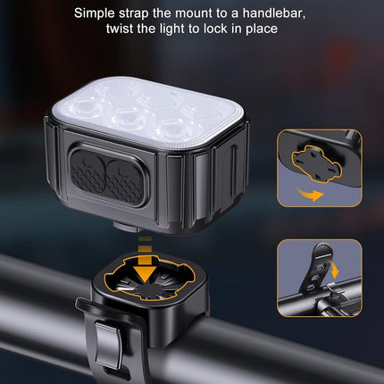 Waterproof Bike Lights - salelink.co.nz