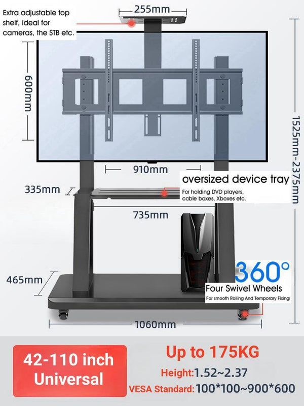 TV Floor Stand for 60-100 inch