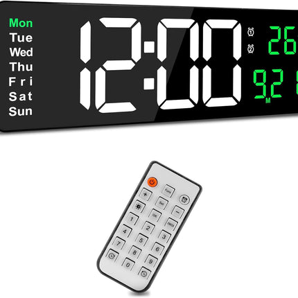 Large Digital Wall Clock - salelink.co.nz