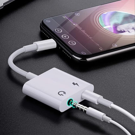 2 in 1 Dual Lightning Audio Charge Adapter
