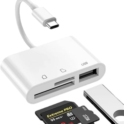 USB C SD/TF Card Reader Type C - salelink.co.nz