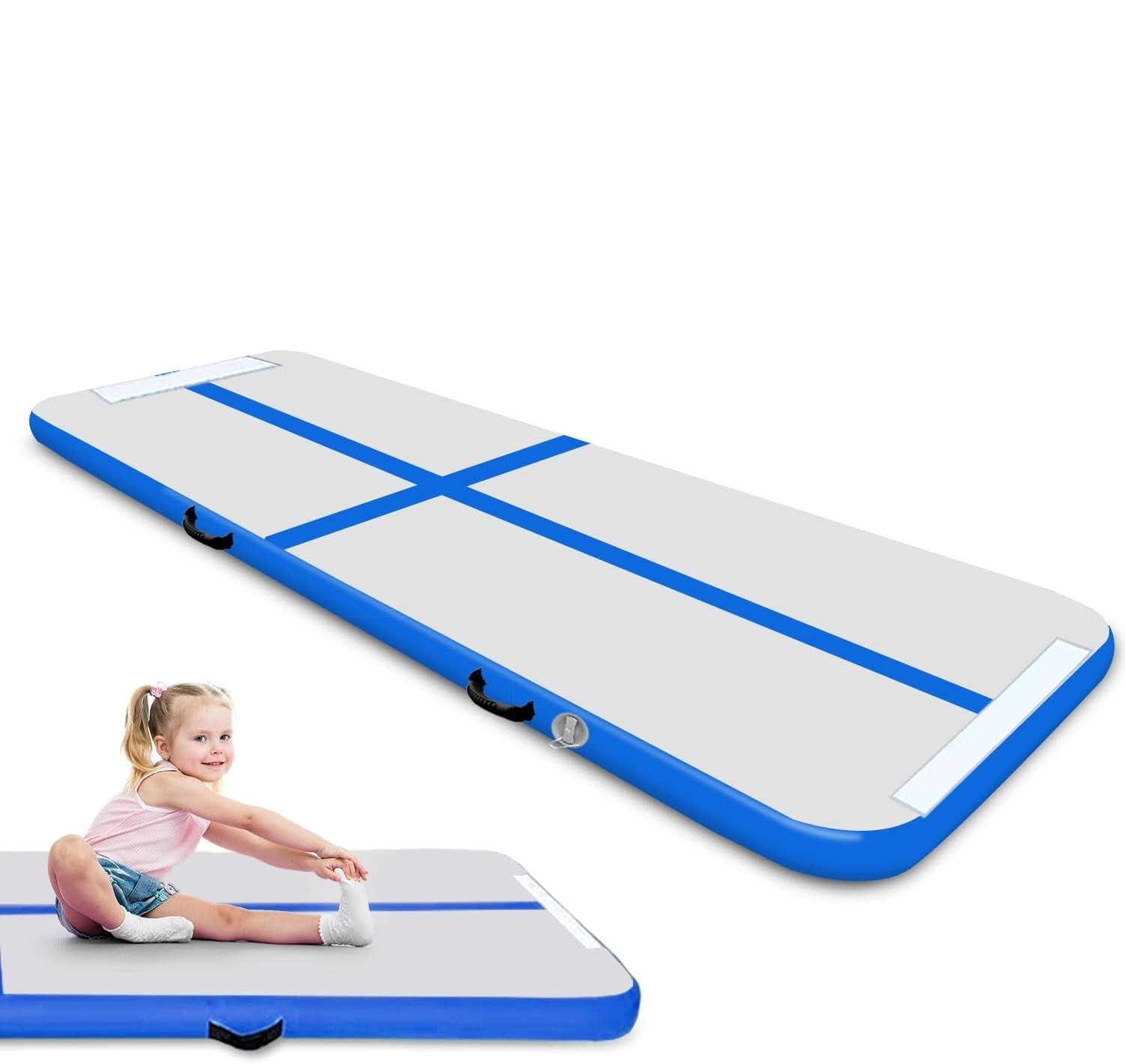 Air Track Gym Mat Blue-5x1x0.1m– salelink.co.nz