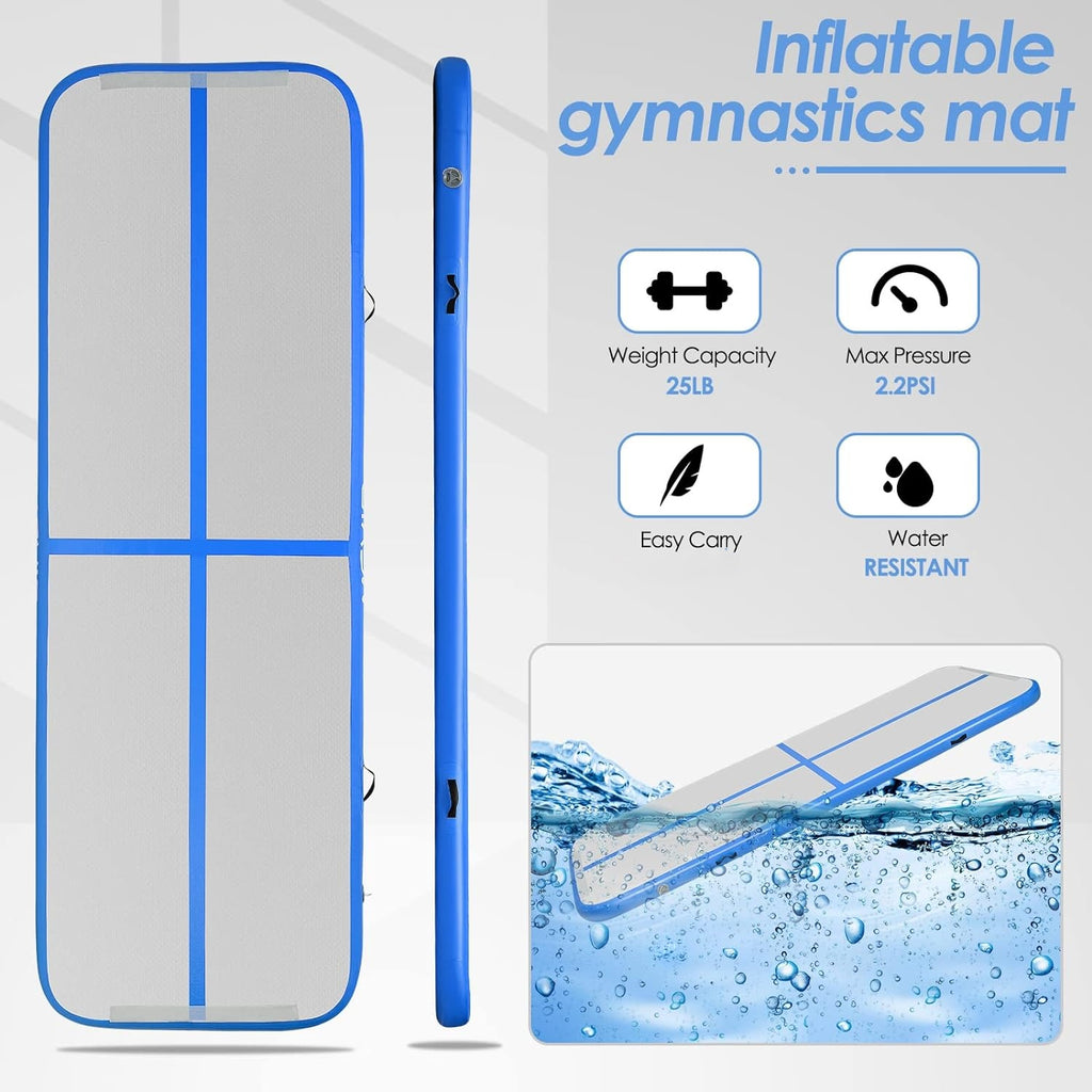 Air Track Gym Mat Blue-5x1x0.1m– salelink.co.nz