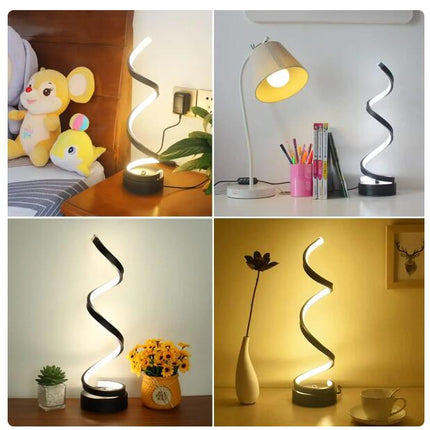 Spiral LED Table Lamp - salelink.co.nz