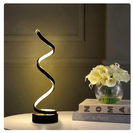 Spiral LED Table Lamp - salelink.co.nz