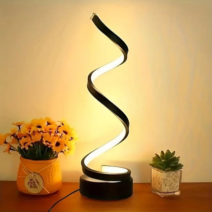 Spiral LED Table Lamp - salelink.co.nz