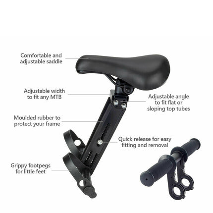 Bike Child Kids Seat with Handlebar